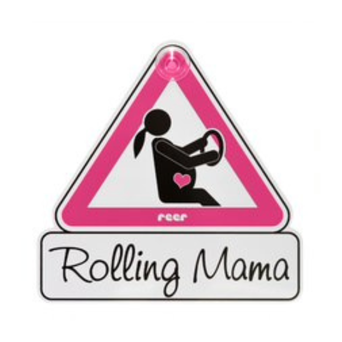 Σήμα Αυτοκινήτου Με Βεντούζα "Rolling Mama"
