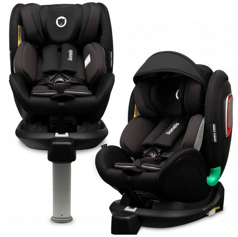 Κάθισμα Αυτοκινήτου Antoon RWF i-Size Isofix 40-105 ή 0-18Kg  Black Lionelo