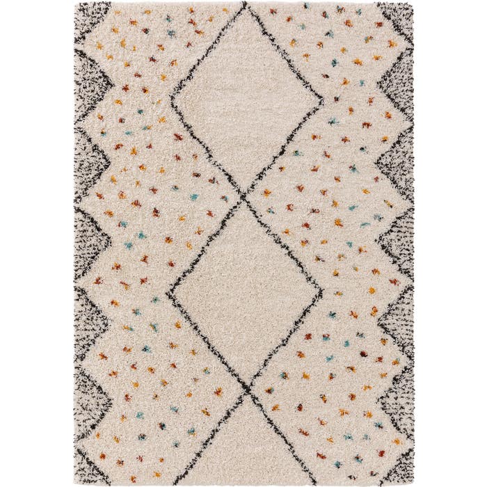 Χαλί Shaggy Selma Cream Dots