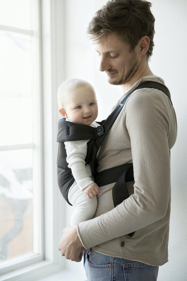 Μάρσιπος Mini Woven Black BabyBjorn
