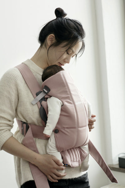 Μάρσιπος Mini Cotton Dusty Pink BabyBjorn