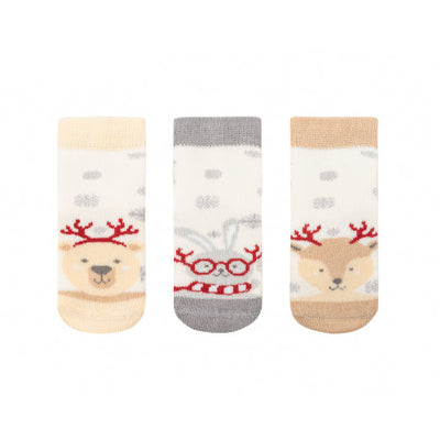 Σετ Χριστουγεννιάτικα Καλτσάκια Thermal Socks Polar Christmas 2-3y