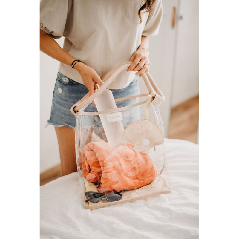 Τσάντα Θαλάσσης Με Δίχτυ Pink