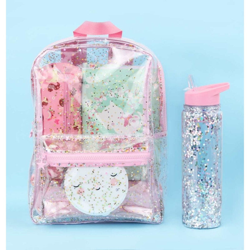 A Little Lovely Company Τσάντα πλάτης Glitter Pink