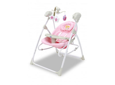 Ηλεκτρικό Ρηλάξ  Baby Swing 3 σε 1 Pink Asalvo