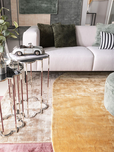 Χαλί Βισκόζη Τετράγωνο Nela Ivory 160x160cm