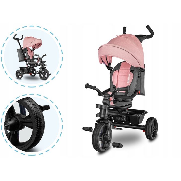 Τρίκυκλο Haari 4 Σε 1 Bubblegum Lionelo