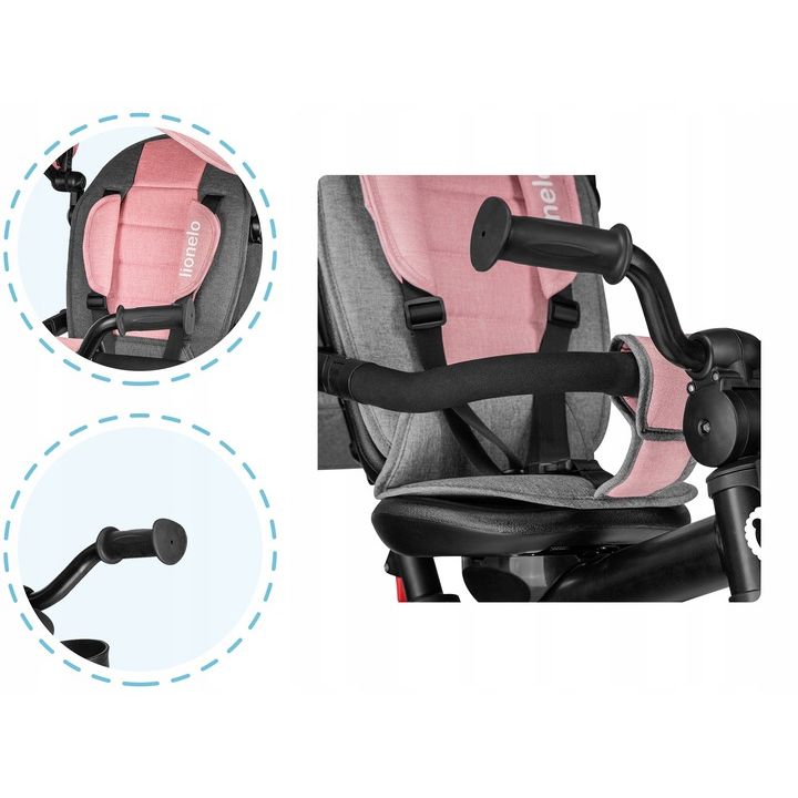 Τρίκυκλο Haari 4 Σε 1 Bubblegum Lionelo