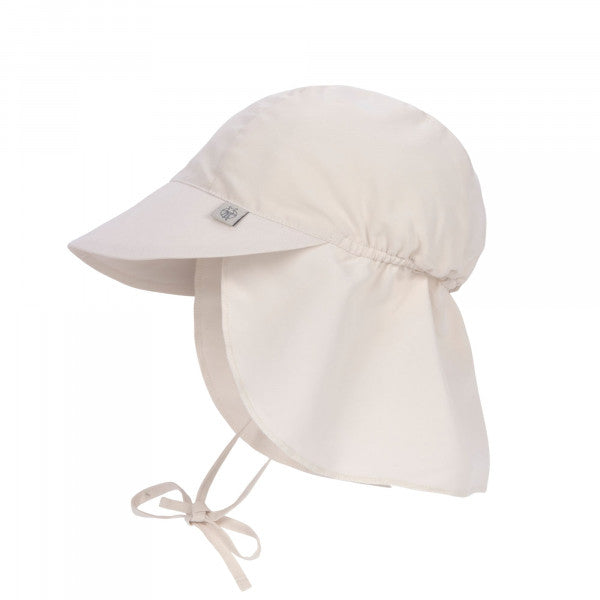 Παιδικό Καπέλο Με Γείσο και Προστασία Λαιμού UPF 80+ Λευκό
