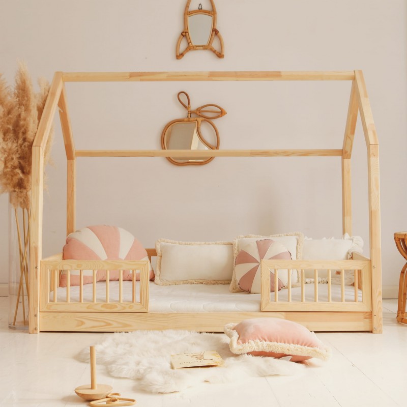 Παιδικό Κρεβάτι Pioli Duo Από Φυσικό Ξύλο 190x90cm - 10% Έκπτωση Στο Στρώμα