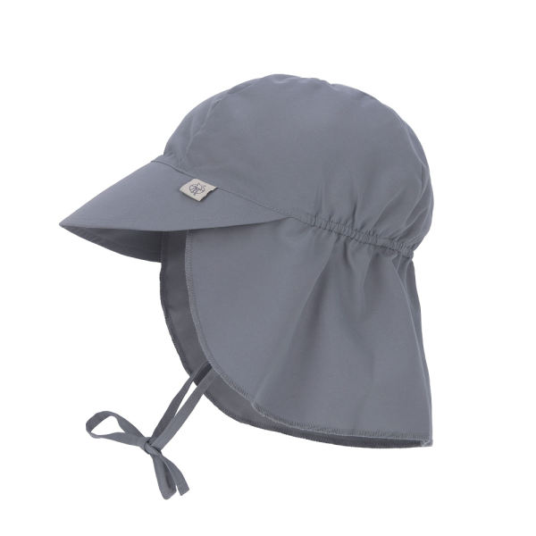 Παιδικό Καπέλο Με Γείσο και Προστασία Λαιμού UPF 80+ Grey