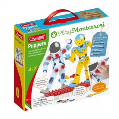 Quercetti Puppets Montessori Κατασκεύασε Τις Μαριονέτες