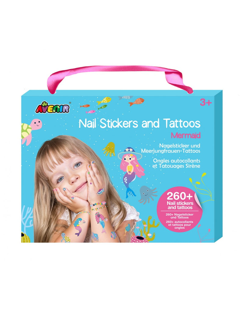 Nail Sticker & Tattoos Mermaid