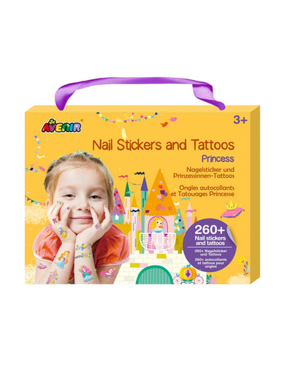 Nail Sticker & Tattoos Princess