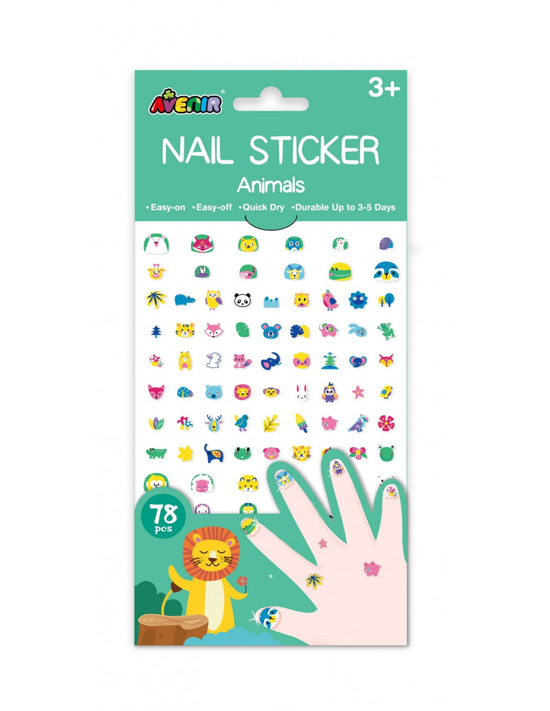Nail Sticker Big Animals 78τεμ.