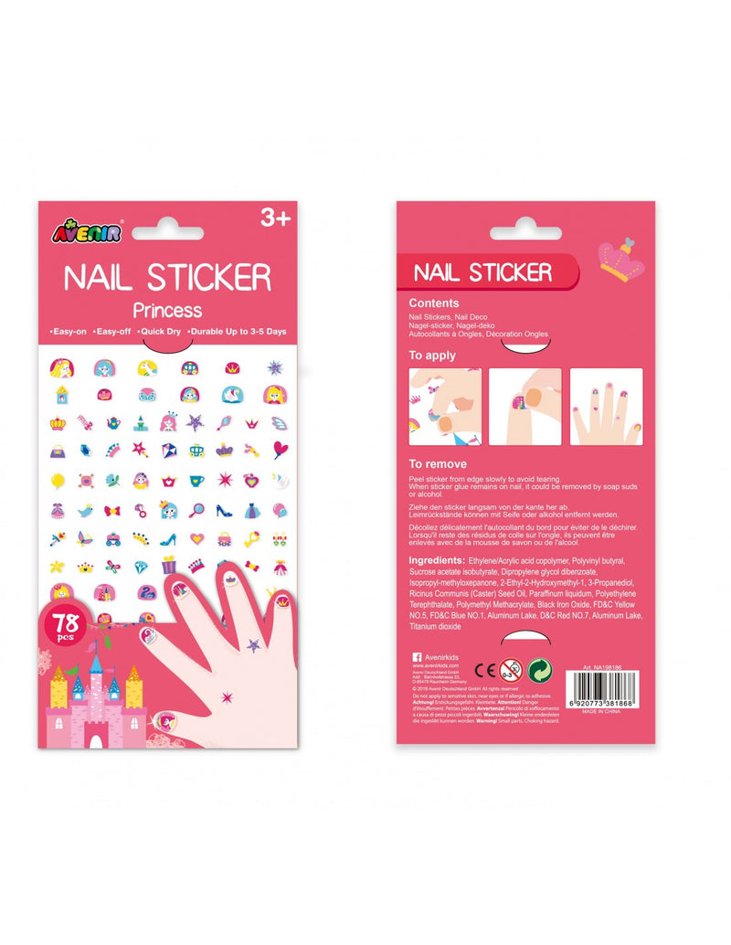 Nail Sticker Big Princess 78τεμ.