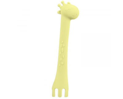 Κουτάλι Σιλικόνης Giraffe Yellow