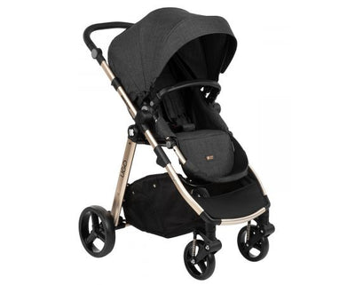 Καρότσι Ugo 3 σε 1 Black Melange