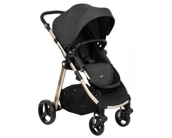 Καρότσι Ugo 3 σε 1 Black Melange