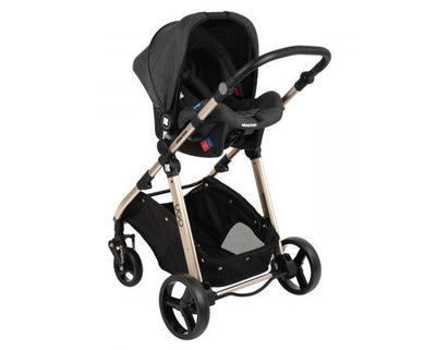 Καρότσι Ugo 3 σε 1 Black Melange