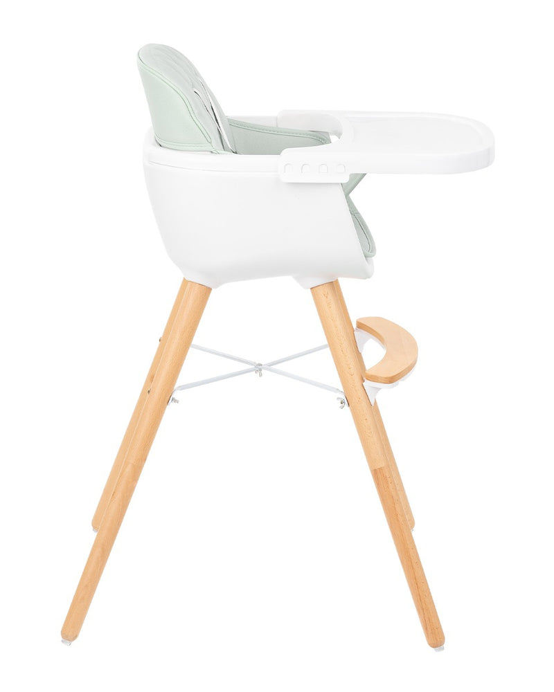 Καρεκλάκι Φαγητού Wooden Highchair Woody Mint